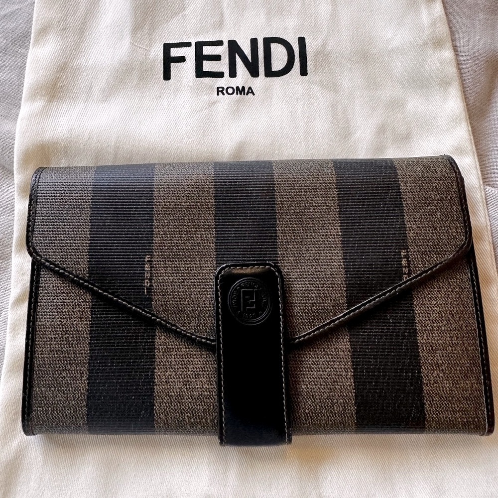 Fendi VINTAGE!! Penguin Long Wallet/Clutch